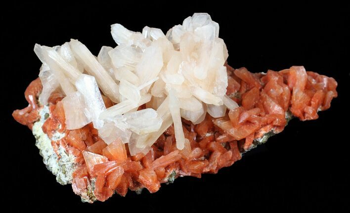 Red Heulandite With Peach Colored Stilbite - India #62988